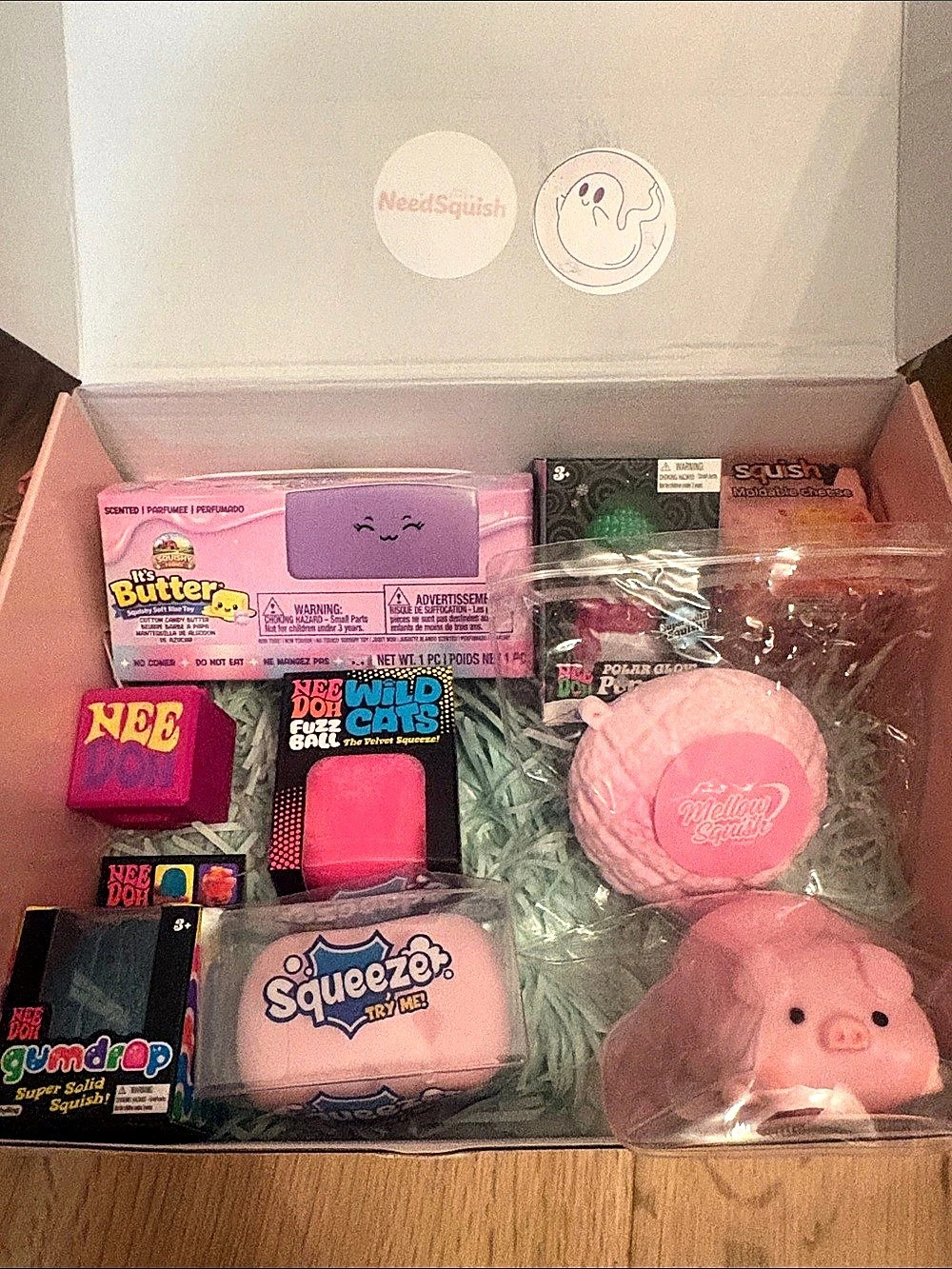 Needoh, Needsquish, Squeezeluck lot Squishys. All new. Sealed. Authentic